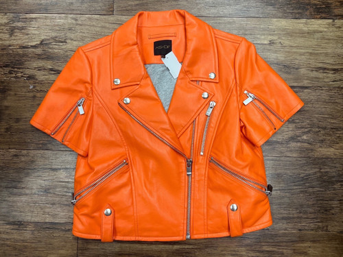 Vist Large View of Product Image Which is Used AS of DF Leather Jacket S-4/6