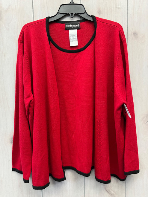 Vist Large View of Product Image Which is Used Sag Harbor Heavyweight Sweater 2X-20