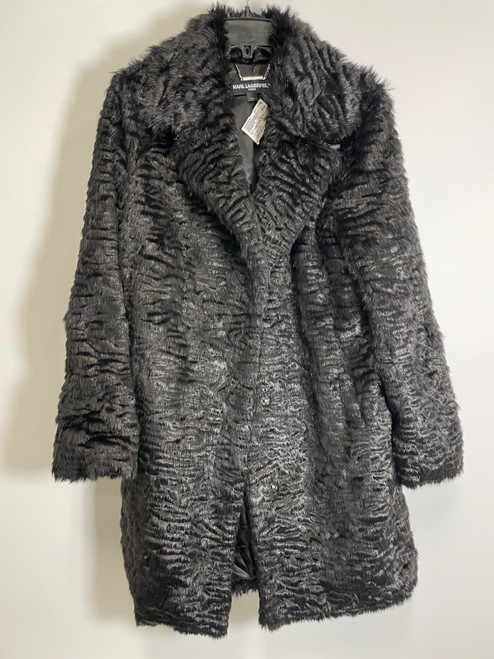 Vist Large View of Product Image Which is Used Karl Lagerfeld Paris Long Heavy Coat L-12/14