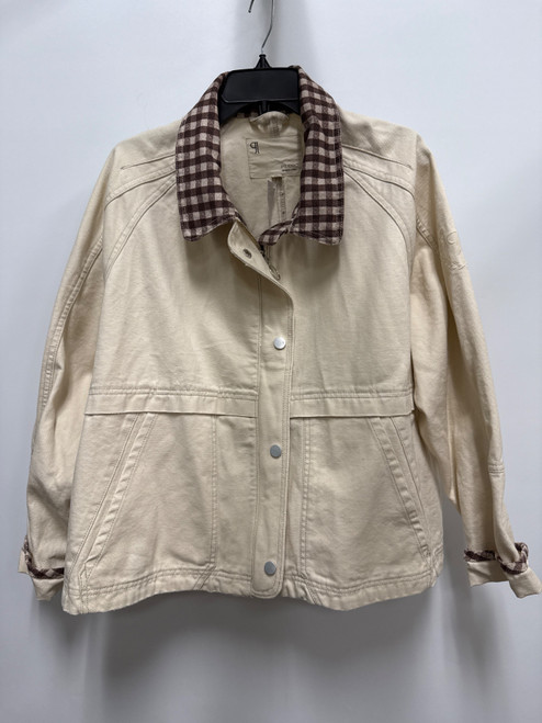 Vist Large View of Product Image Which is Used Pilcro Short Light Jacket 1X-18