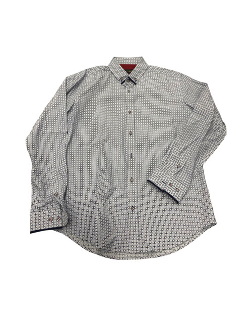 Vist Large View of Product Image Which is Used Lloyd & Jefferson Mens Long Sleeve Top M/15-15.5