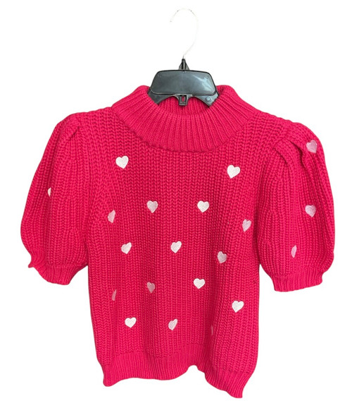 Vist Large View of Product Image Which is Used English Factory Short Sleeve Sweater XS-0/2