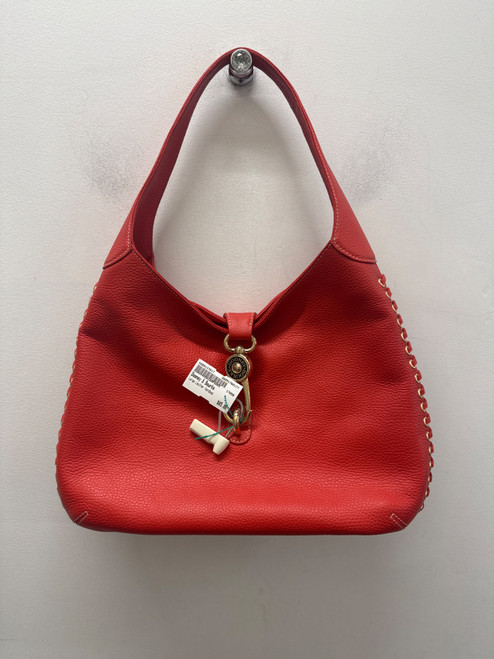 Vist Large View of Product Image Which is Used Red Dooney & Bourke Large Leather Handbag