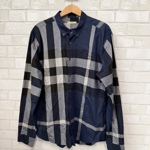 Vist Large View of Product Image Which is Used Burberry Brit Mens Long Sleeve Top 2X/18-18.5