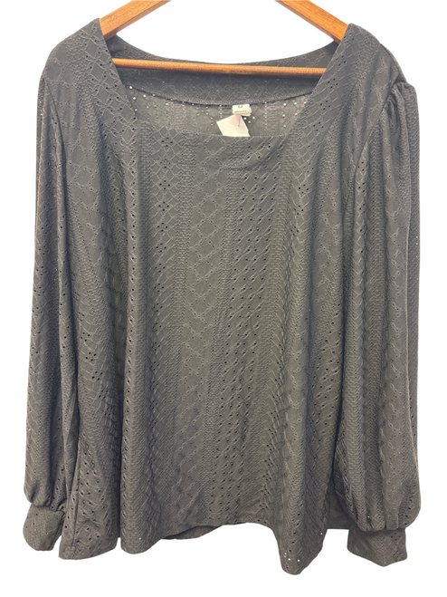 Vist Large View of Product Image Which is long sleeve 
plus 
black 