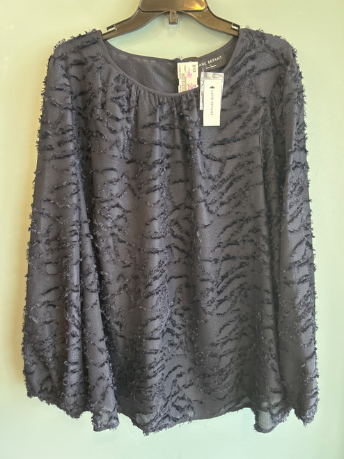 Vist Large View of Product Image Which is Used Lane Bryant Long Sleeve Top 3X-22