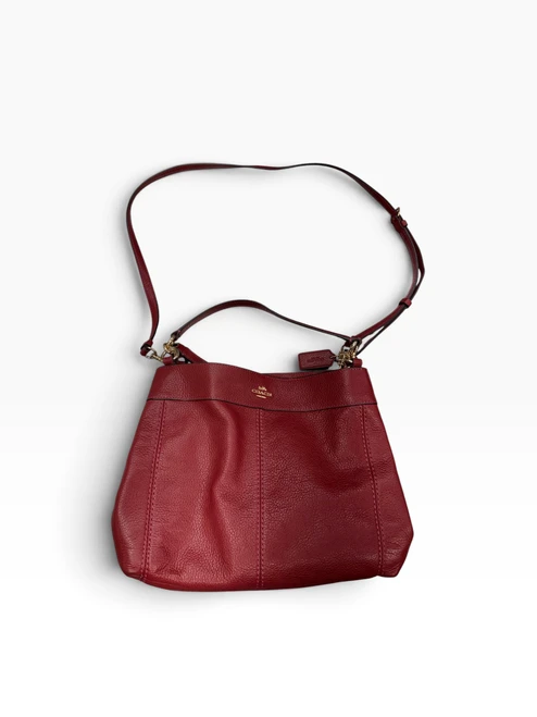 Vist Large View of Product Image Which is Used Coach Large Leather Handbag