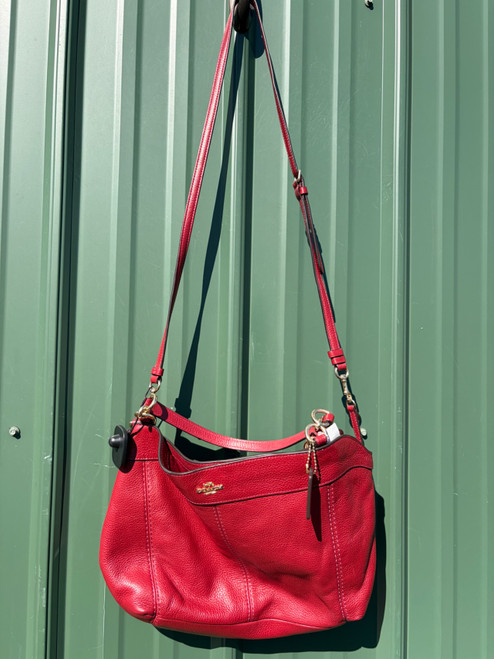 Vist Large View of Product Image Which is Used Coach Large Leather Handbag