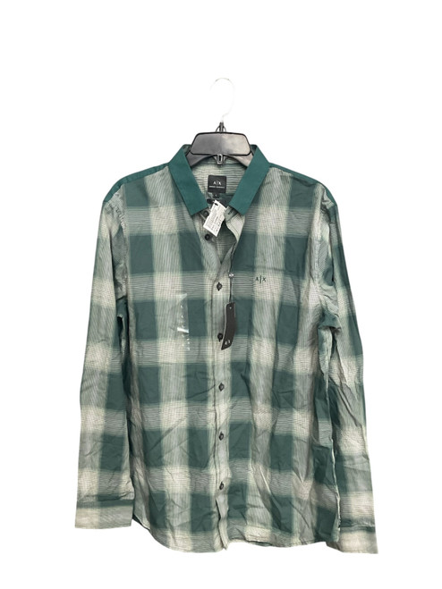 Vist Large View of Product Image Which is Used Armani Exchange Mens Long Sleeve Top L/16-16.5