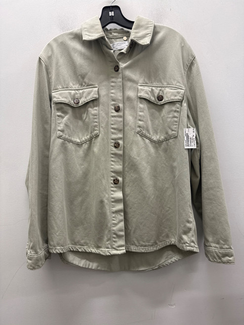 Vist Large View of Product Image Which is Used Green Contemporaine Short Light Jacket L-12/14