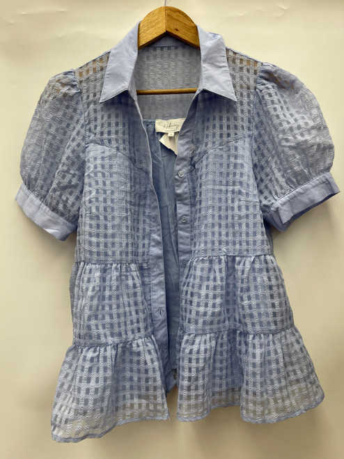 Vist Large View of Product Image Which is Used Unbranded Short Sleeve Top M-8/10