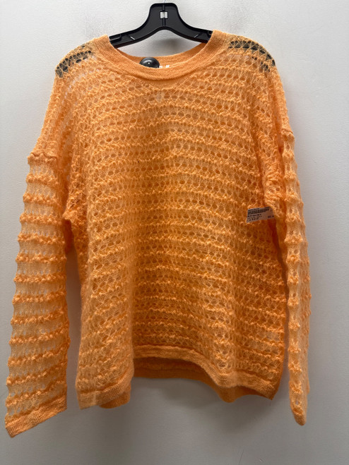 Vist Large View of Product Image Which is Used Orange Anthropologie Lightweight Sweater M-8/10