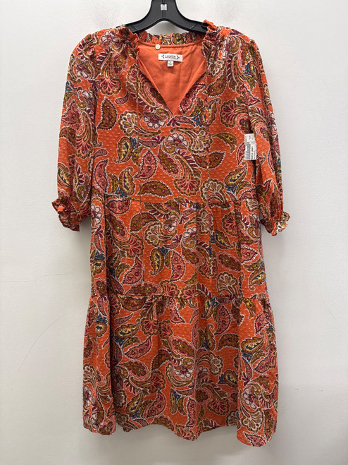 Vist Large View of Product Image Which is Used Orange Nanette Lepore Long Dress B S-4/6