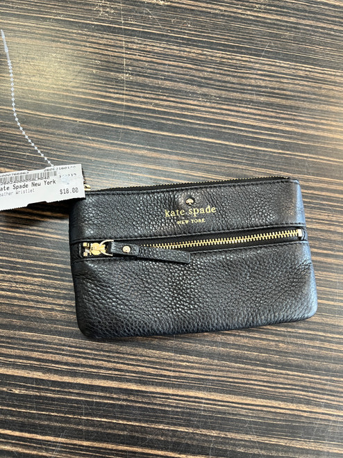 Vist Large View of Product Image Which is Used Kate Spade New York Leather Wristlet