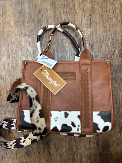 Vist Large View of Product Image Which is Used Wrangler (nwt) Small Leather Handbag