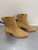 Used Beige Poppy Barley Ankle Boots 9.5 60137-S000138798 View 2