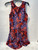 Rebecca Taylor Red Blue Dress Size M View 1