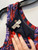 Rebecca Taylor Red Blue Dress Size M View 3
