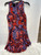 Rebecca Taylor Red Blue Dress Size M View 2