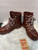 Chanel Brown Size 8.5 Ankle Boots View 4