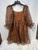 Frontside Brown Leopard Print Entro Short Dress View 1