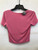 Used Pink Aritzia Tie Front Wilfred Short Sleeve Top XS-0/2 60117-S000097560 View 2
