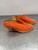 Used Poppy Barley Orange Suede  Low Heels/ Mule 6 60137-S000049883 View 5