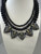 Used Anthropologie Navy Statement Necklace 60137-S000051601 View 2