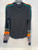 Free People Black Striped Pattern Top Size M View 3