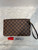 Louis Vuitton Pochette Damien Ebene Leather Wrislet View 2