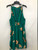 Used Aritzia Wilfred Green Flower Short Dress B L-12/14 60117-S000104939 View 2