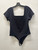 Used Babaton Contour Black Short Sleeved Bodysuit XL-16 60137-S000057640 View 3