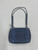 Used Blue Snakeskin Michael Michael Kors Large Leather Handbag 60137-S000058088 View 3