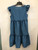 Used Blue Tiered Spring Short Dress B S-4/6 60117-S000108495 View 2