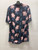 Used Nagy Blue Ponk Floral Ted Baker London Mens Lively Short Sleeve Top L/16-16.5 60137-S000061767 View 5