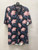 Used Nagy Blue Ponk Floral Ted Baker London Mens Lively Short Sleeve Top L/16-16.5 60137-S000061767 View 2
