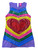 NWT Queen of Sparkles Sequin Rainbow Heart Dress 60044-S000714978 View 1