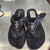 Used Minnetonka Flip Flops 8 60112-S000420533 View 2