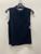 Used NWT Dark Blue Velour Contemporaine Sleeveless Top XS-0/2 60137-S000064092 View 1