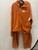 Used Orange Velour Sweatvocado  Mens Active Jacket/Tracksuit XL 60137-S000064165 View 2