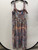 Used Pink Floral Dex Long Dress B 1X-18 60137-S000064459 View 1