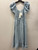 Used NWT Light Blue Linen  Sim & Sam  Long Dress B XS-0/2 60137-S000064649 View 1
