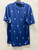 Used Sarah blue Unbranded Mens Short Sleeve Top L/16-16.5 60137-S000064718 View 5