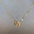 Used Cartier Love Necklace Yellow Gold 2 Diamonds 60099-S000330796 View 1