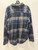 Used Gap Plaid Blue/Grey/Yellow Mens Button Down Long Sleeve Top XL/17-17.5 60137-S000065384 View 3