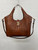 Used Brahmin Xlarge Leather Handbag 60072-S000517574 View 1