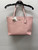 Used Pink Coach Large Leather Handbag 60137-S000065966 View 1