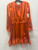 Used Orange Sunday Best Short Dress B M-8/10 60137-S000065996 View 1