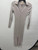 Used Beige H & M Long Dress B S-4/6 60137-S000066094 View 1