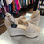 Used Marc Fisher Wedge Sandals 9.5 60112-S000423326 View 4
